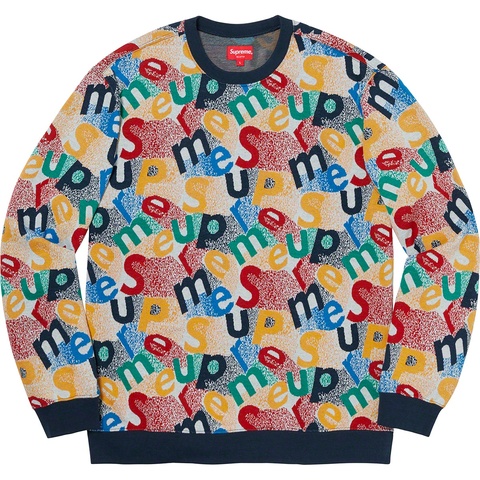 Scatter Text Crewneck - fall/winter 2019 - Supreme