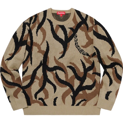 Supreme Tribal Camo Sweater S限界値　格安　時間限定 Tribal Camo Sweater - fall/winter 2019 - Supreme