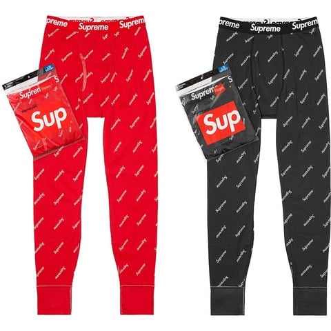 Supreme Supreme®/Hanes® Thermal Pant (1 Pack) - $26.00