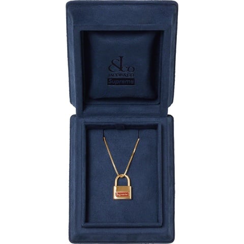 Supreme Supreme®/Jacob & Co. 14K Gold Lock Pendant - $1100.00