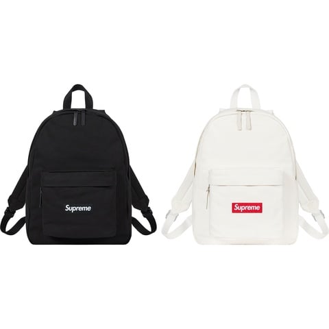 バッグ Supreme 20AW Canvas Backpack White 689259_00.png.png