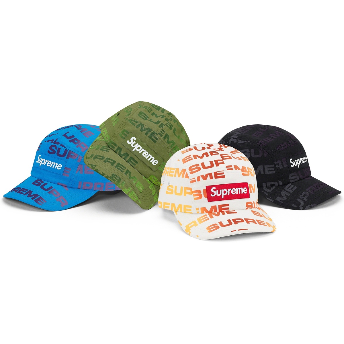 Supreme Reactive Print Camp Cap (fall/winter 2020) - $48.00