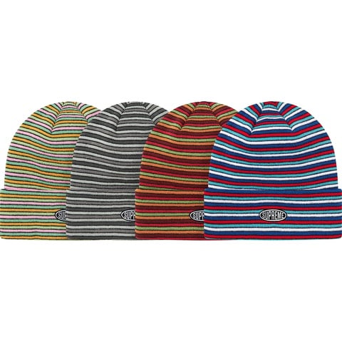 帽子 Supreme Tinsel Stripe Beanie\" multi \" Fall/Winter 2025 Preview – Supreme