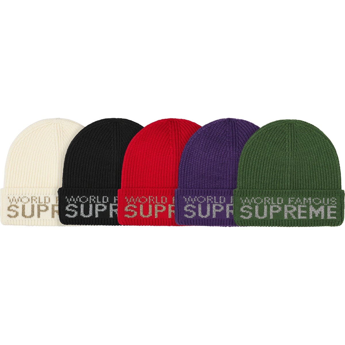 Supreme World Famous Beanie (fall/winter 2020) - $36.00