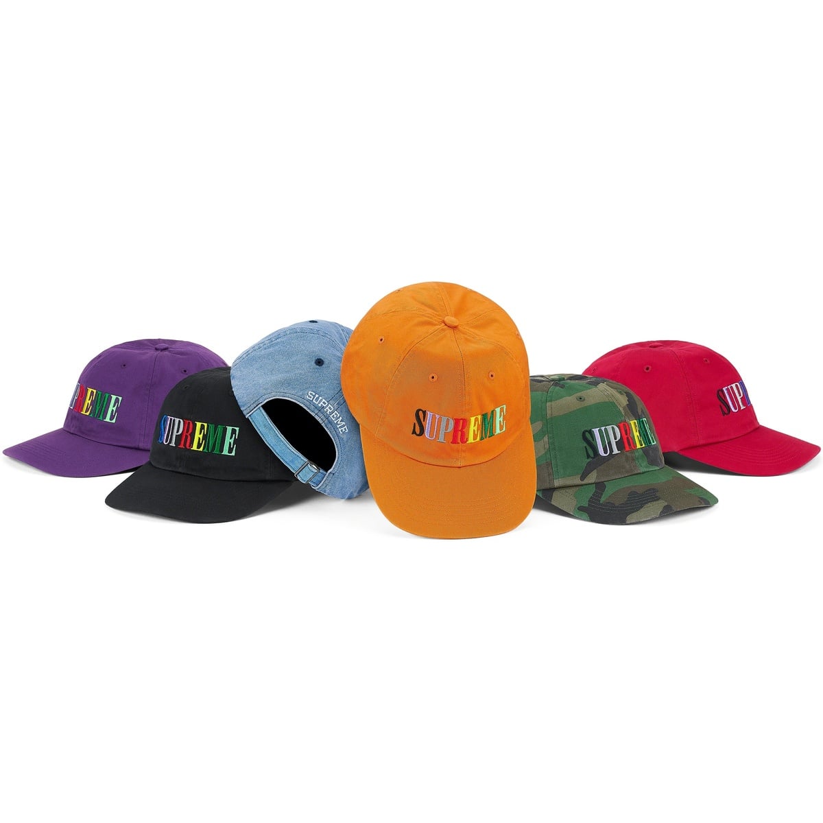 Multi Color Logo 6-Panel - fall/winter 2020 - Supreme