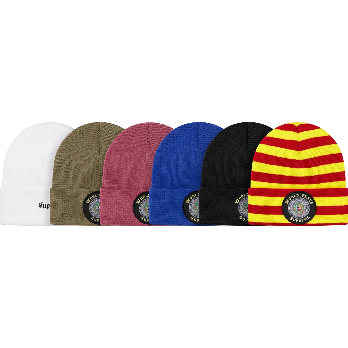 Supreme World Peace Beanie (fall/winter 2020) - $36.00