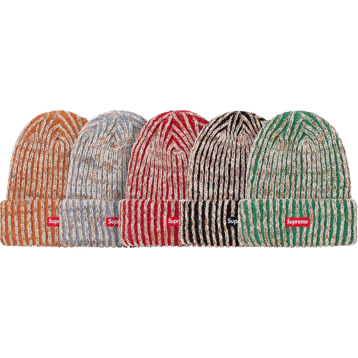 Rainbow Knit Loose Gauge Beanie - SupremeCommunity