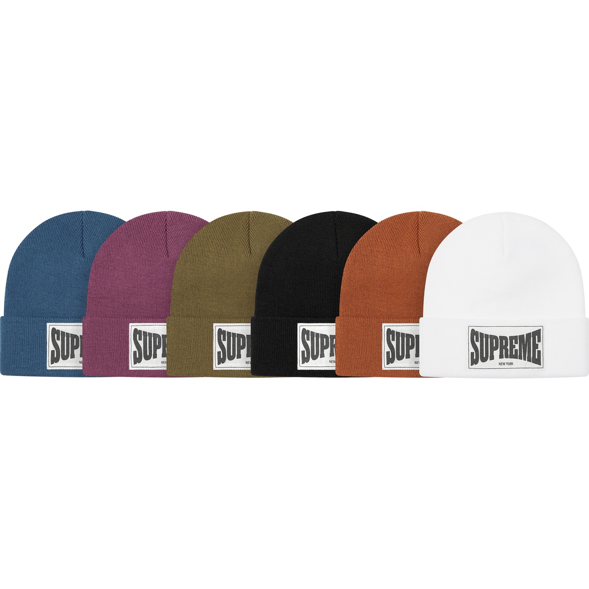 Supreme Woven Label Beanie (fall/winter 2020) - $34.00