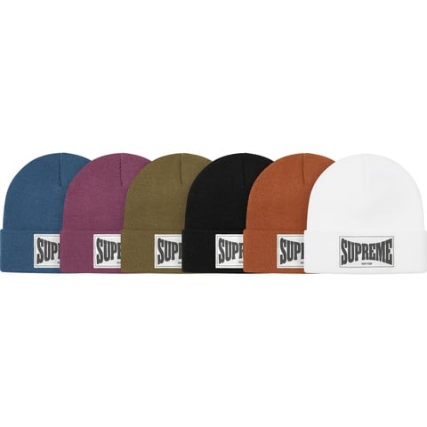 Supreme Woven Label Beanie - $34.00