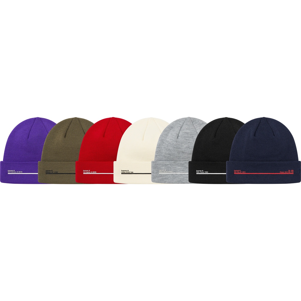 Supreme New Era® Shop Beanie (fall/winter 2020) - $38.00