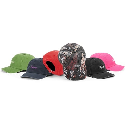 Supreme Pigment Print Script Logo 6-Panel - $48.00