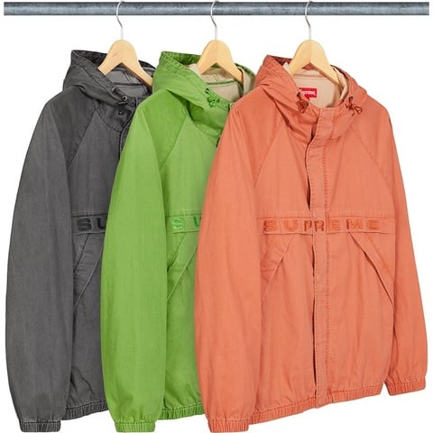 Supreme Overdyed Twill Hooded Jacket - $228.00