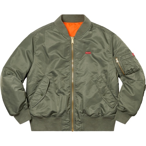 【新品・未使用】Supreme Globe MA-1 AOI（Olive Globe MA-1 - fall/winter 2020 - Supreme