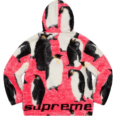 Supreme Penguins Hooded Fleece Jacket - Colorway