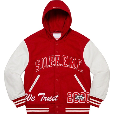King Hooded Varsity Jacket - fall/winter 2020 - Supreme