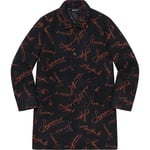Supreme Script Logos Wool Overcoat (FW20)