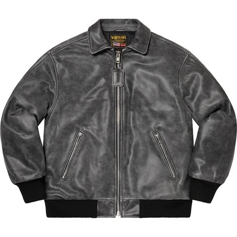 Supreme Supreme®/Vanson Leathers® Worn Leather Jacket - Colorway