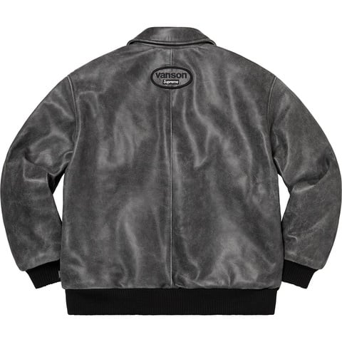 Supreme Supreme®/Vanson Leathers® Worn Leather Jacket - Colorway
