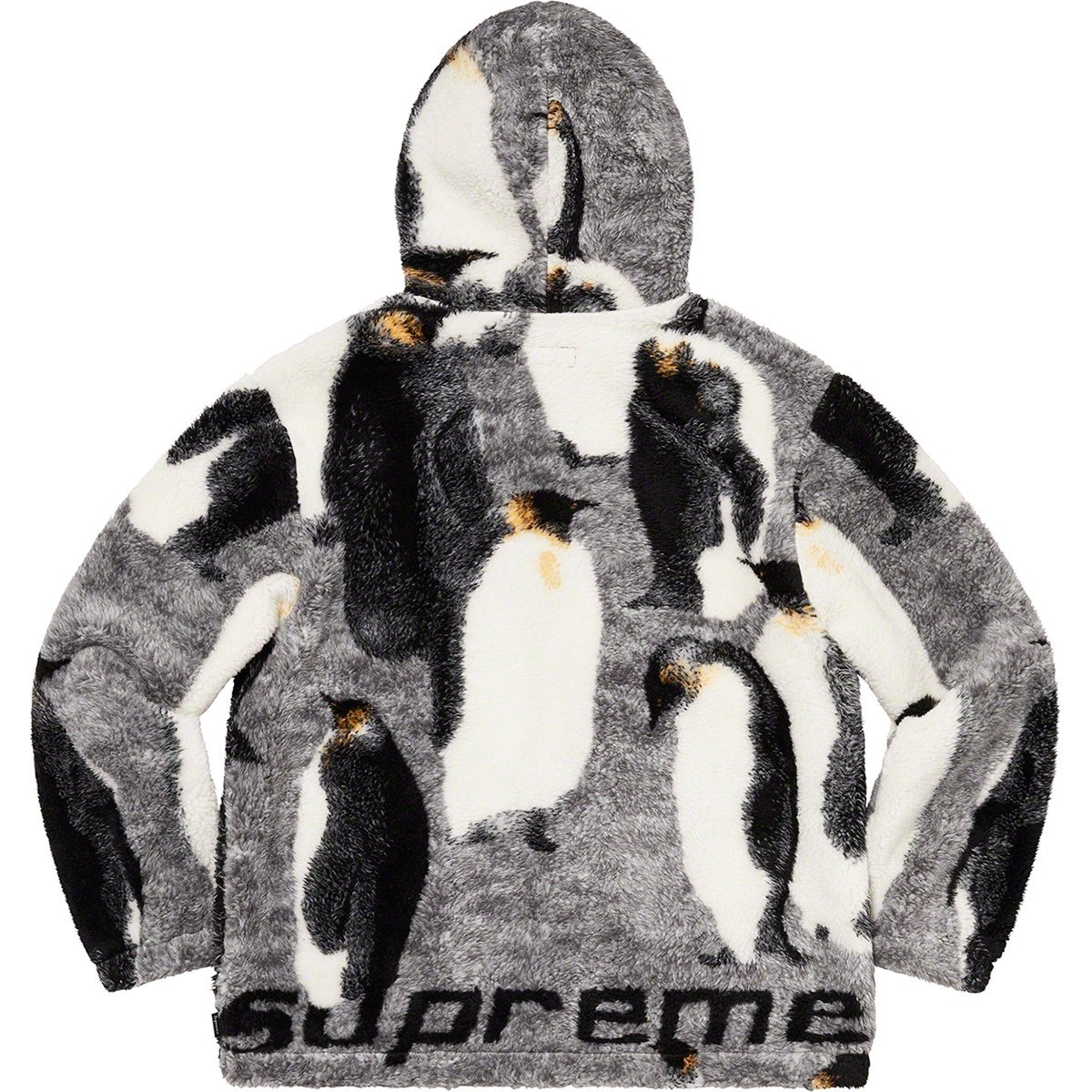 Supreme Penguins Hooded Fleece Jacket (FW20) - $198