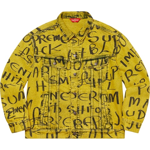 Supreme Black Ark Denim Trucker Jacket - Colorway
