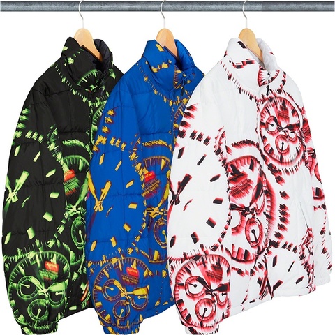 ジャケット・アウター Supreme watches reversible puffy jacket Watches Reversible Puffy Jacket - fall/winter 2020 - Supreme