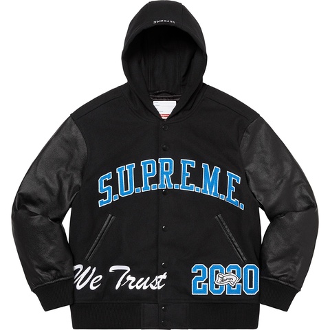 King Hooded Varsity Jacket - fall/winter 2020 - Supreme