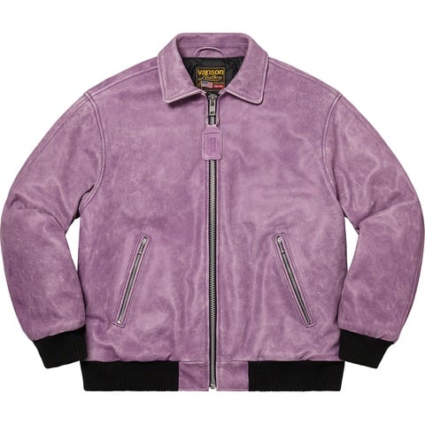Supreme Supreme®/Vanson Leathers® Worn Leather Jacket - Colorway