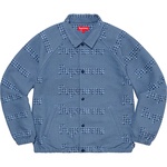 Supreme Houndstooth Logos Snap Front Jacket (FW20)