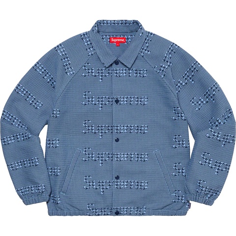 ジャケット・アウター Supreme Houndstooth Logos Snap Jacket XL Houndstooth Logos Snap Front Jacket - Supreme