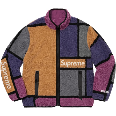 Reversible Colorblocked Fleece Jacket - Supreme