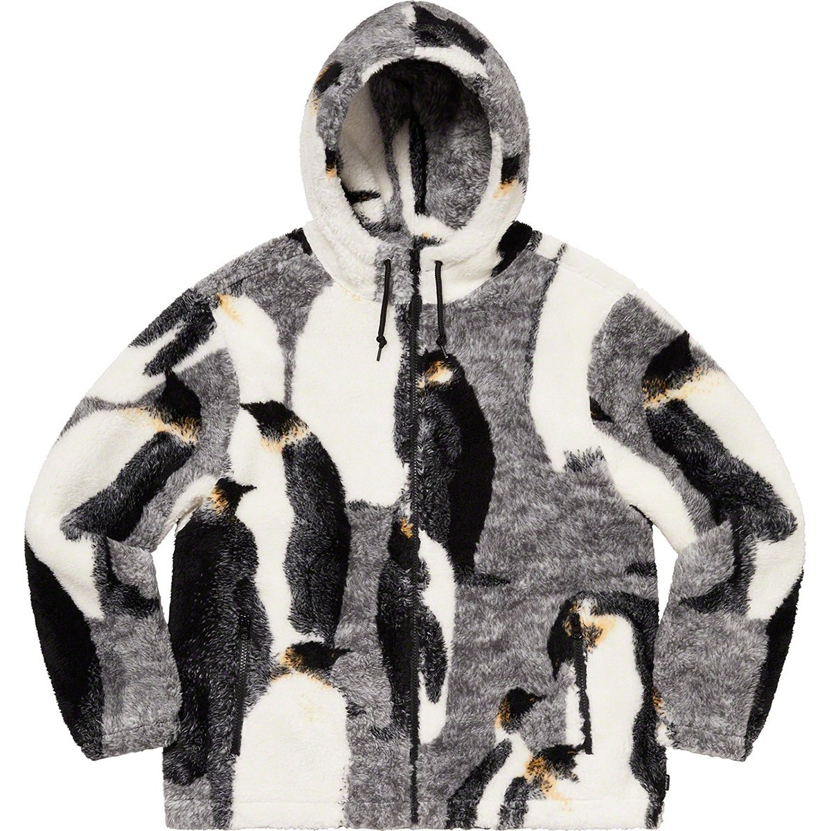 Supreme Penguins Hooded Fleece Jacket (FW20) - $198