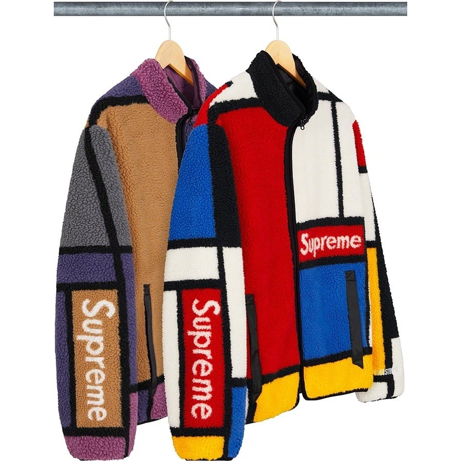 Reversible Colorblocked Fleece Jacket - Supreme