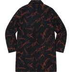 Supreme Script Logos Wool Overcoat (FW20)