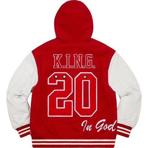King Hooded Varsity Jacket - fall/winter 2020 - Supreme