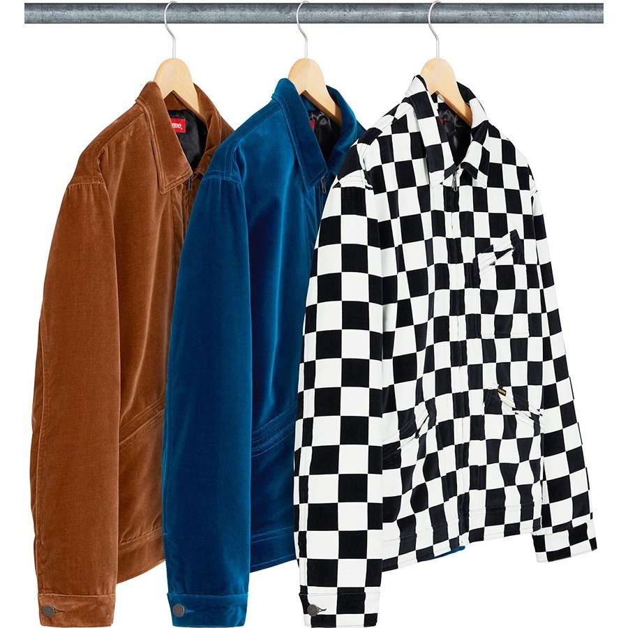 【YOASOBI着用】supreme Velvet Work Jacket Fall/Winter 2020 Preview – Supreme