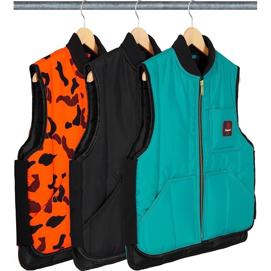 supreme refrigi wear ベスト Supreme®/RefrigiWear® Insulated Iron-Tuff Vest - Supreme