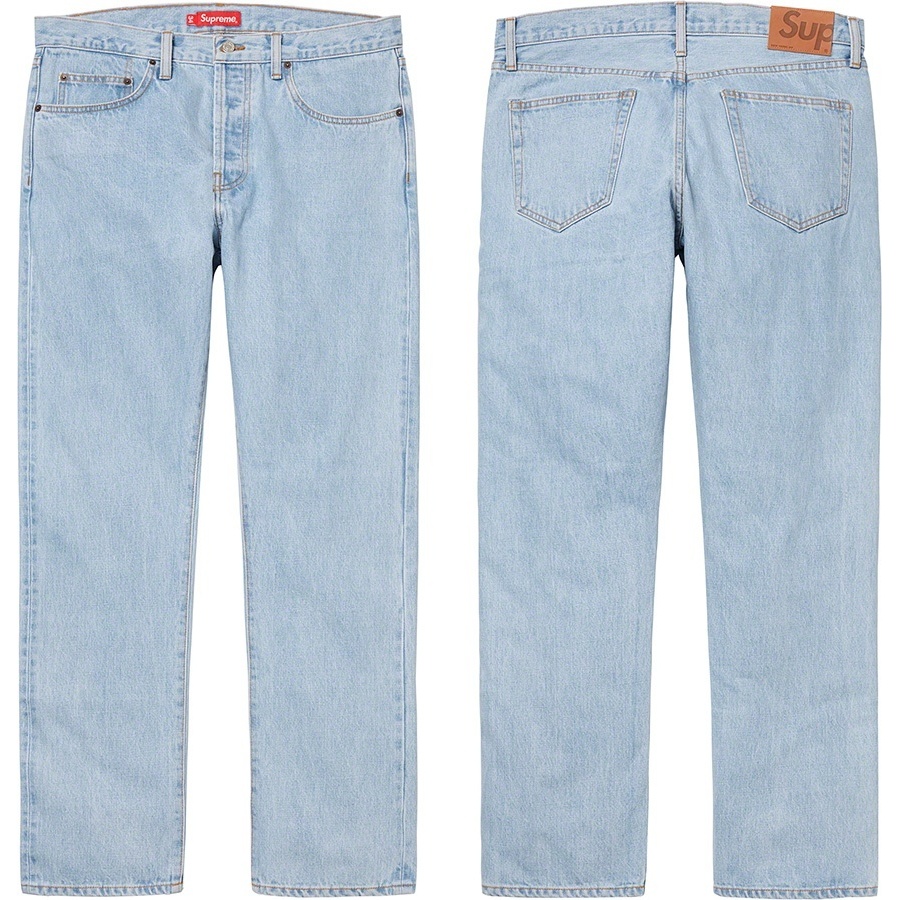 Supreme Stone Washed Slim Jean (fall/winter 2020) - $148.00
