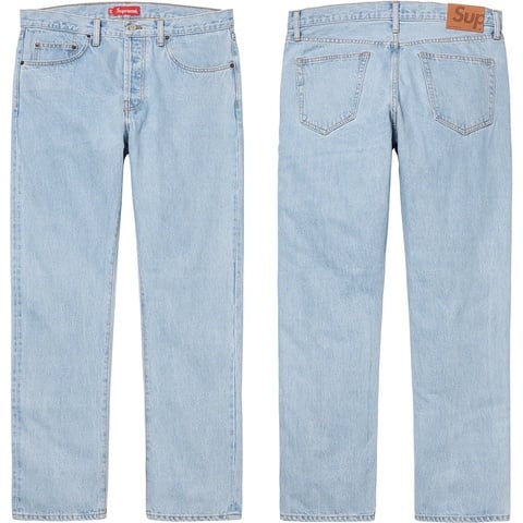 Supreme Stone Washed Slim Jean - $148.00