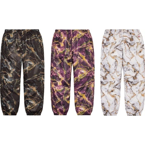 Supreme Marble Track Pant - $128.00
