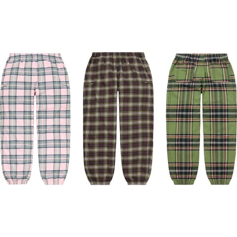 Supreme Tartan Flannel Skate Pant - $128.00