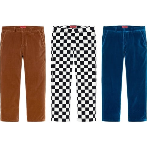 パンツ Supreme Velvet Trouser Velvet Trouser - fall/winter 2020 - Supreme