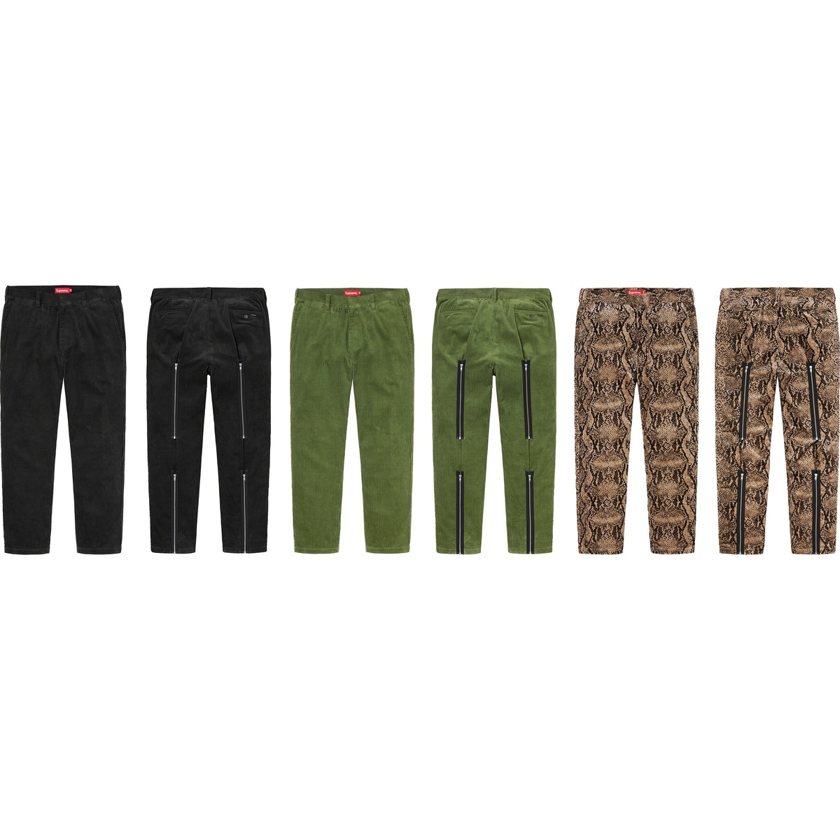 値下新品supreme Corduroy Flight Pant Snake Corduroy Flight Pant - fall/winter 2020 - Supreme