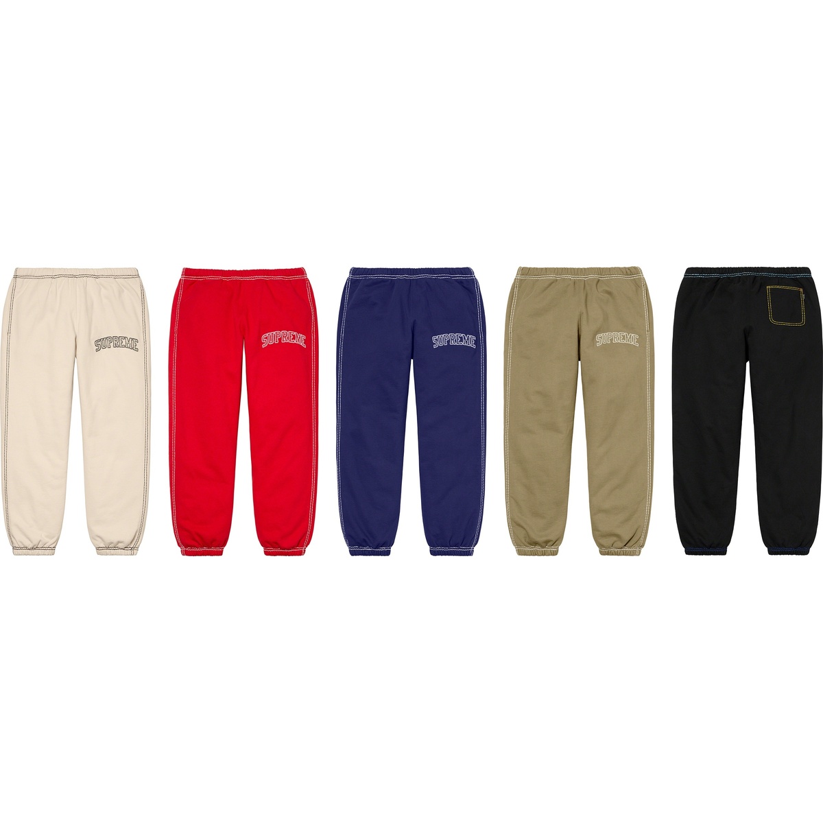 Supreme Big Stitch Sweatpant (fall/winter 2020) - $148.00