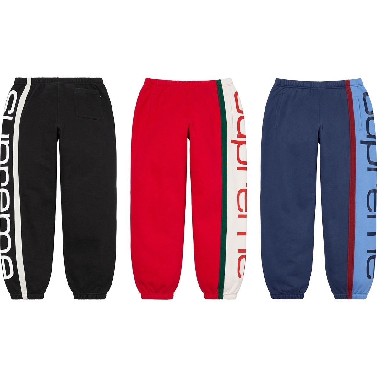 Supreme Big Logo Paneled Sweatpant (fall/winter 2020) - $148.00