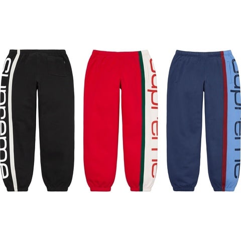Supreme Big Logo Paneled Sweatpant - $148.00