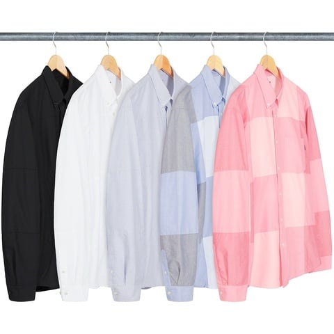 トップス Supreme 20aw Patchwork Oxford Shirt Patchwork Oxford Shirt - fall/winter 2020 - Supreme