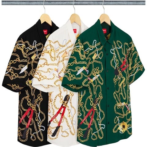 Supreme Chains Rayon S/S Shirt - $138.00