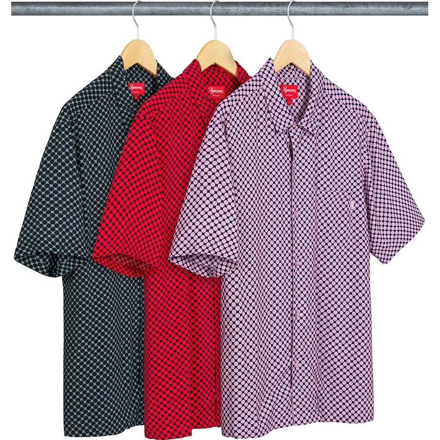 Supreme Compact Dot Rayon S/S Shirt (fall/winter 2020) - $128.00