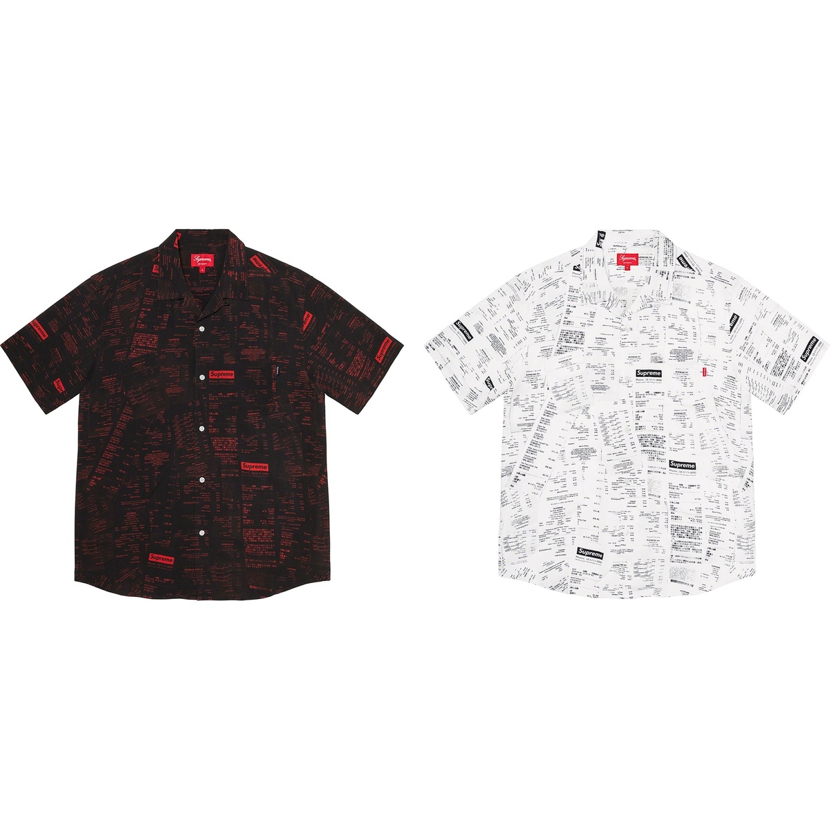 Receipts Rayon S/S Shirt - SupremeCommunity