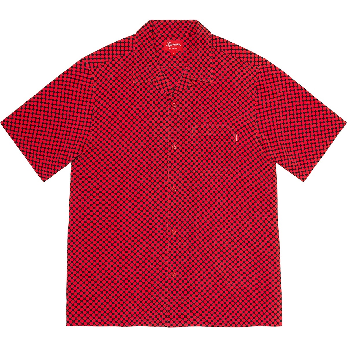 Supreme Compact Dot Rayon S S Shirt (FW20) - $128